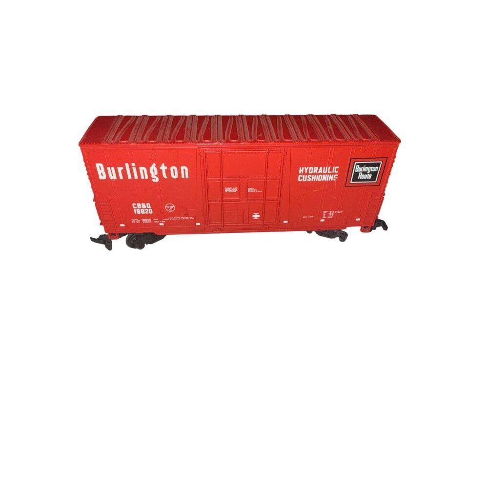 Bachmann HO Athearn Built Burlington Hi-Cube Hydraulic Cushington Box Car Boxcar
